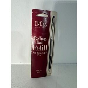 Vintage Cross Selectip Pen Refills Lot Blue Black Red Fine Medium 8521 USA Made